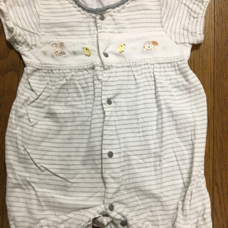ファミリア風　半袖　ロンパース　60