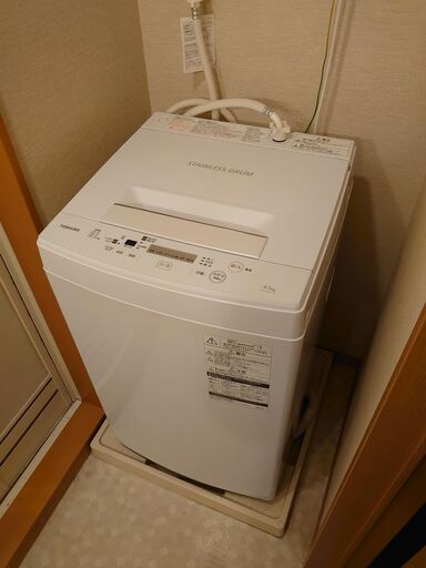 洗濯機　東芝　AW-45M5(W)　2017製