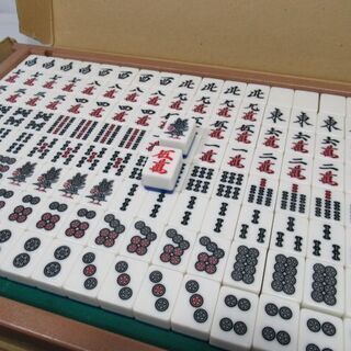 JKN2158/麻雀牌/全自動/青色/黄色/現状渡し/中古品/	の画像