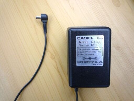 カシオ 光ナビゲーション電子キーボード Piacere/ピアチェーレ CPS-10L 73鍵盤 動作品 ACアダプター スタンド付き 