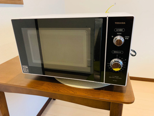 【譲先決定】TOSHIBA 電子レンジ(説明書あり)