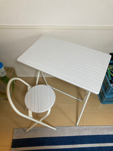 (-3/28) 折りたたみデスクセット　【他にも出品中】
