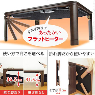 こたつ 正方形 フラットヒーター 差し上げます！(手渡しのみ)の画像
