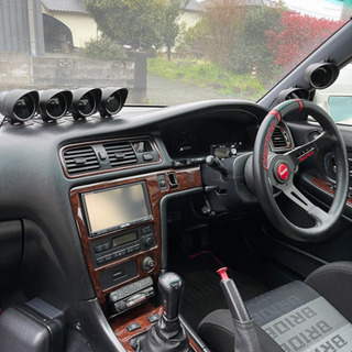 11年式　GF-JZX100チェイサーツアラーV　後期純正5速　サンルーフ 白(スーパーホワイトⅡ)の画像