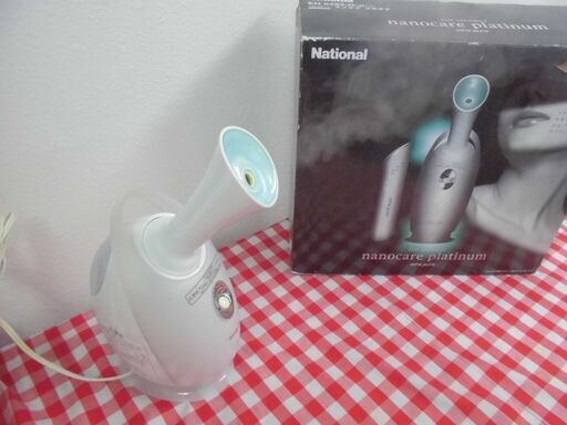 ★型古でも美品で使えたらOK！の方へ　マスク荒れにもイオンスチーマー　ナノケアプレミアム　National　引き締め用のクールバター付き★