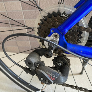 中古】ルイガノ クロスバイク 26インチ 21段変速 青 ブルー【現地渡し】