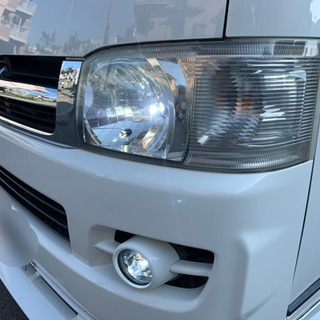 200系ハイエースバン　スーパーGL ガソリン車　シートカバー&ベッドキット付きの画像