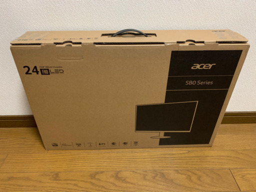 24インチモニター新品、未開封