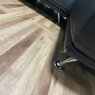 ソファー　合成皮膚革　ブラックの画像