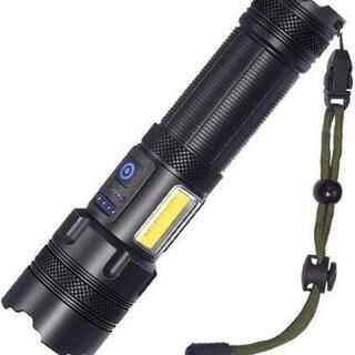 最新 超高輝度 XHP160 懐中電灯 LED 強力 軍用 最強 LEDライト 9100ルーメン USB 充電式 ハンディライト 26650