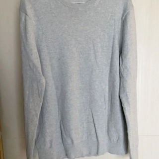 美品 ユニクロ スーピマコットンクルーネックセーター
