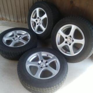 スタッドレスタイヤ　ホイル　4本セット　２０５/６５R16