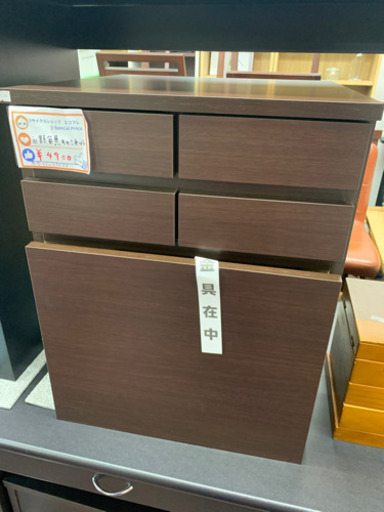 大幅値下げ❗未使用✨永野家具大量入荷しました！キャビネット　キャスター付き