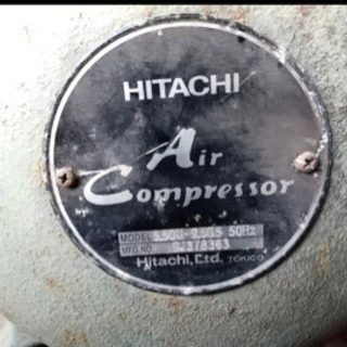 日立 ベビコン オイルフリー HITACHI BEBICON OIL FREE 5.5OU-9.5G5 コンプレッサー モーター の画像