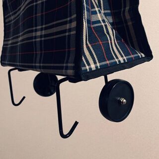 【お譲り先決定済】お買い物キャリーカート　／　軽量　／折り畳み式エコバック／キャスター付きの画像