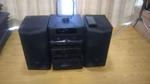 早い者勝ち、値下げ！KENWOOD カセットプレイヤー+CDプレイヤー+グラフィックイコライザー+AMFMTVチューナー