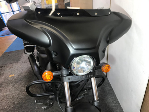 ハーレースタイル　GZ125HS　マットブラック　バッテリー新品