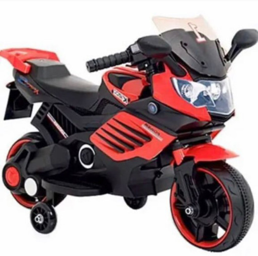 ★超激安　新品未使用　未組立　電動乗用バイク 充電式子供用 三輪車 キッズバイク【赤】CBK -061-RD