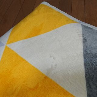 （取引終了）■新品同様■ラグ カーペット 2畳（185×185）フランネル・洗える・抗菌・防臭の画像