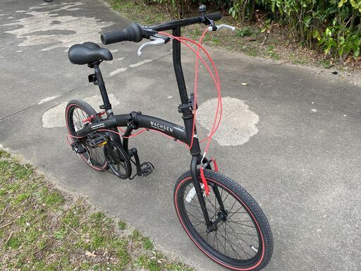 折りたたみ自転車 WACHSEN BA-100 Angriff ブラック