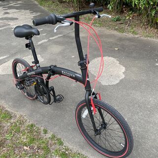 折りたたみ自転車 WACHSEN BA-100 Angriff ブラック