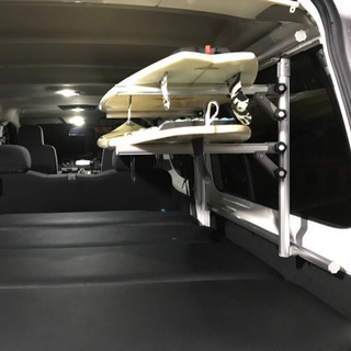 NV350 E26 DX アルミ製ボードキャリア ボードラック 片側2段の画像