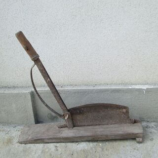 値引きします！　昭和レトロ　農業用品　押し切り