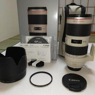 中古美品 キヤノン Canon EF70-200mm F2.8L IS II USM ケース付き