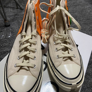 Converse Chuck Taylor All-Star Feng Chen Wang Orange Ivoryの画像