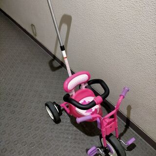 三輪車 ディズニー ミニーマウス アイデス