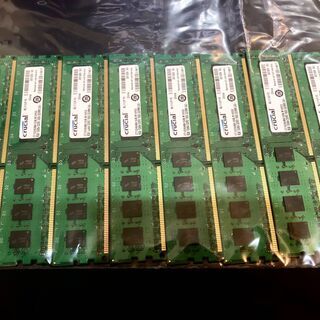 Crucial  DDR3 1600MHz 8GB x 8（計6...