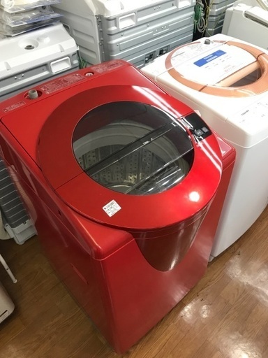 目立つカラーリング！洗濯機 ハイアール 2016年 8.0kg