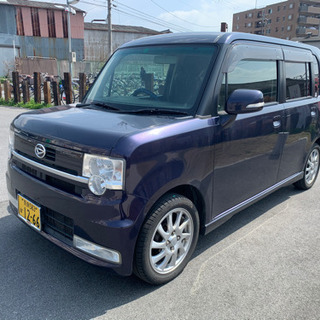 ムーブ　コンテ　カスタムX  4WD 車検付　テレビ付きナビ　スマートキー付きの画像