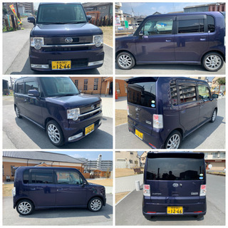 ムーブ　コンテ　カスタムX  4WD 車検付　テレビ付きナビ　スマートキー付きの画像
