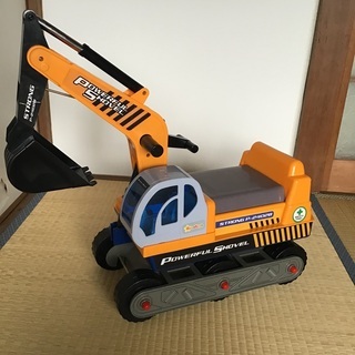 ショベルカー　室内用乗用おもちゃの画像