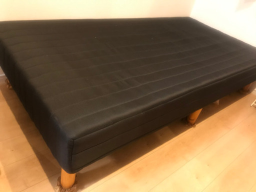 ⭐️値下げしました‼️【シングルベット】脚付きマットレス黒