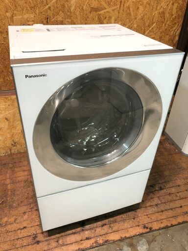【動作保証60日間あり】Panasonic Cuble 2018年 NA-VG1200R 10.0kg/3.0kg ドラム式洗濯乾燥機【管理KRS319】