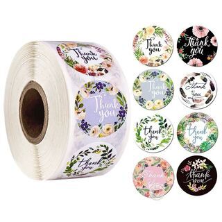 サンキューシール　大量の画像