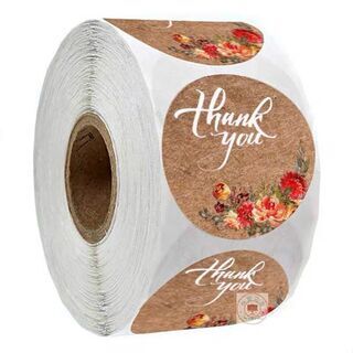 サンキューシール　大量の画像