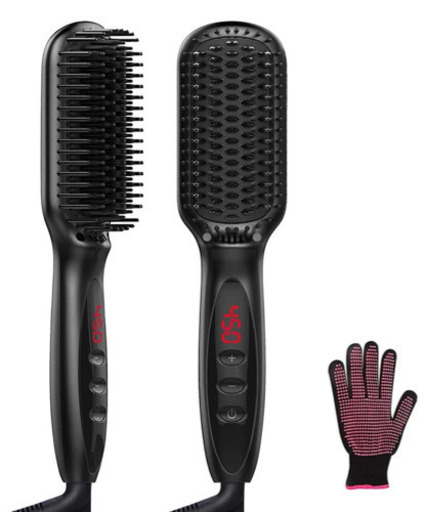 新品　ヒートブラシ　ヘアアイロン