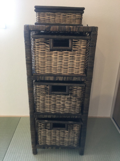 アジアン家具　収納ボックス　アジアン雑貨