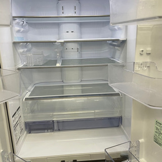 三菱 6ドア冷蔵庫 センター開き 470L  MR-WX47A リサイクルショップ宮崎屋　21.3.22    yの画像