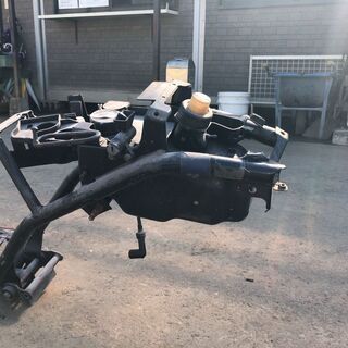 値下げ★引き取り限定★中古★SUZUKI　スズキ　ハイ　Hi　バイク　フレーム　燃料タンク付き　A-CA19Aの画像