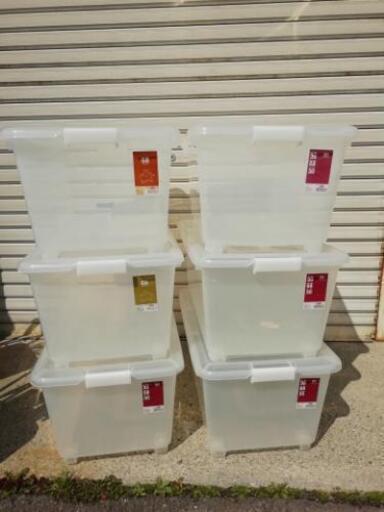 整理整頓に　まとめ売り　プラスチックケース　6セット
