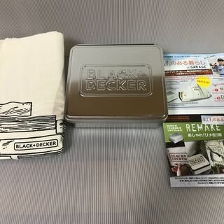 BLACK+ DECKER ウッドキャリアー  エンボス缶 ブラックアンドデッカー 佐田工務店の画像
