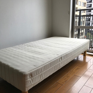 【無料】セミシングルベッド　美品の画像