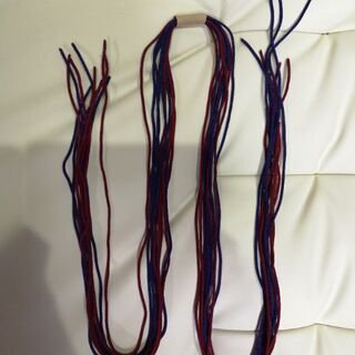 紐（赤・青）の画像