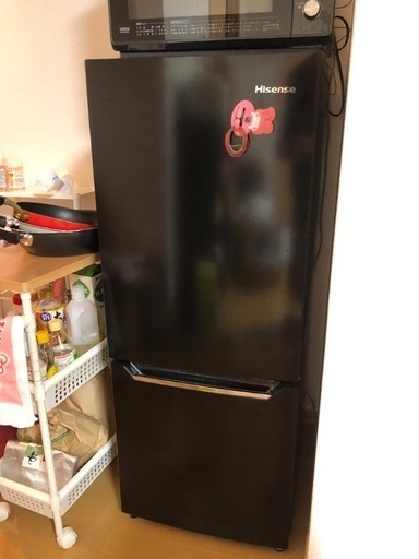 2ドア冷蔵庫　Hisense製