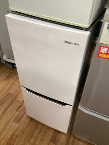 2ドア冷蔵庫 hisense 2019年製 130ℓ
