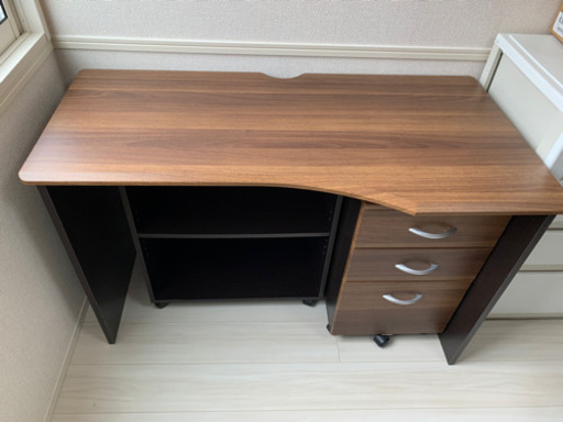【美品】パソコンデスク　本棚、引き出しセット